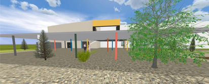 trs novas coberturas nos espaos de recreio do Centro Escolar de So Pedro do Sul