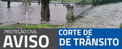 Aviso - Tr�nsito Interdito